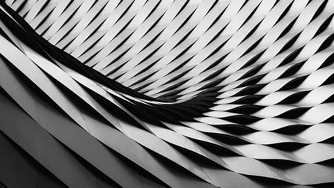 Abstract Black White Building 1200X315