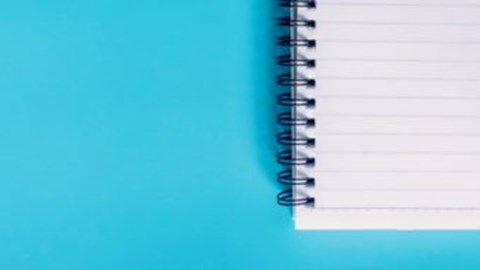 Blue Notebook And Pen 580X190
