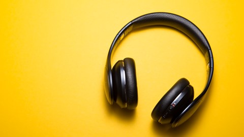 Headphone Yellow Bckgrnd Unsplash
