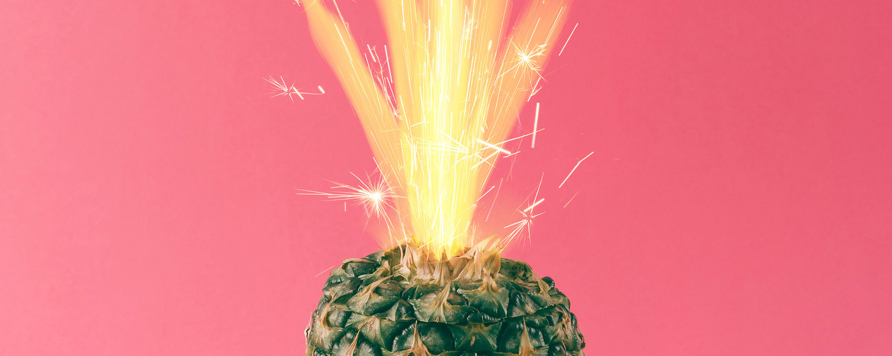 Exploding Pineapple Header